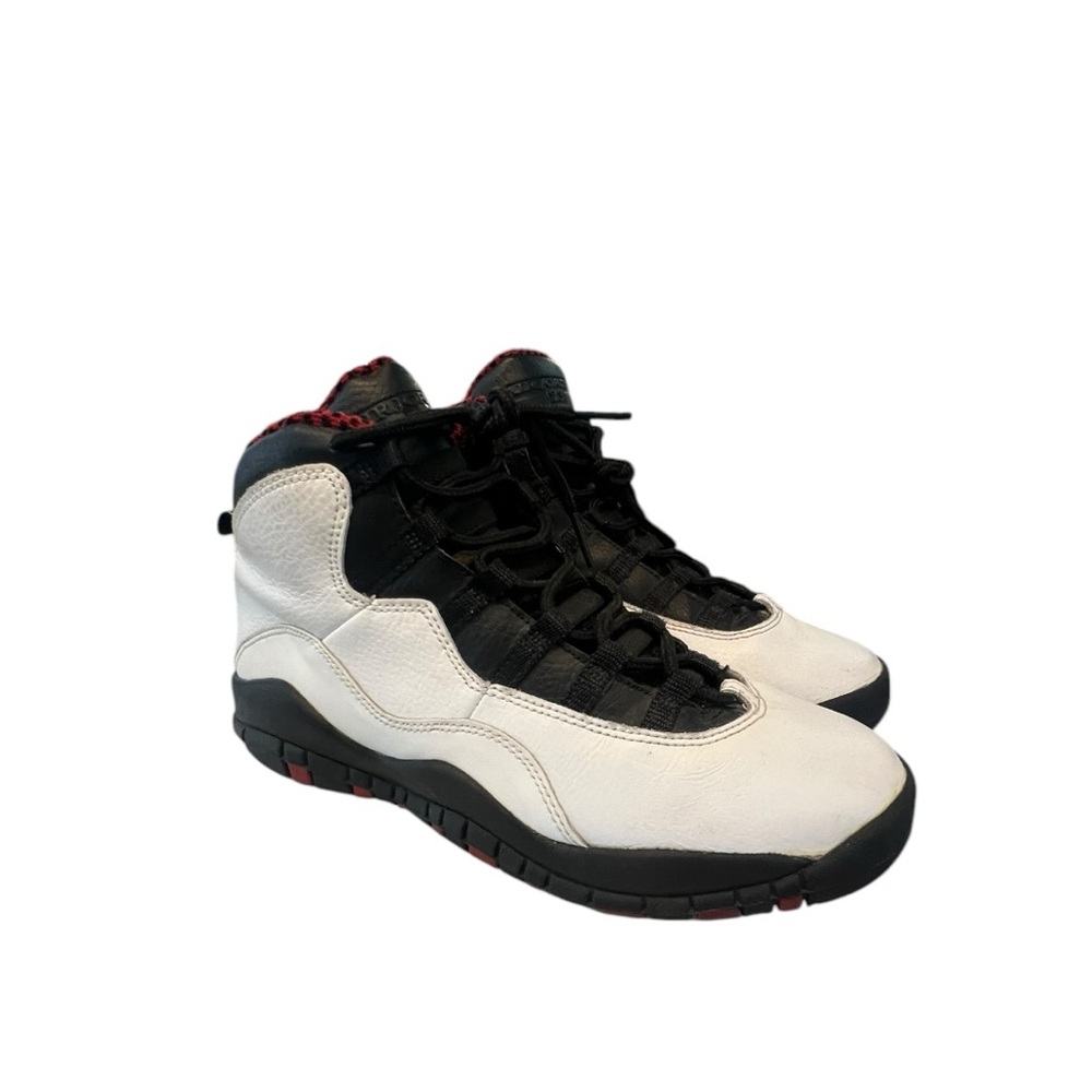 Nike Air Jordan 10 X Retro Chicago Bulls White Red Black / 2012  6.5Y 310806-100